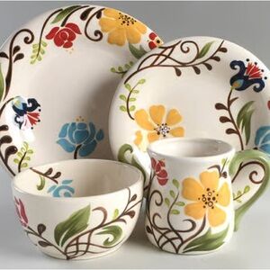 Ava Mendez for Espana - Jardine collection dish set